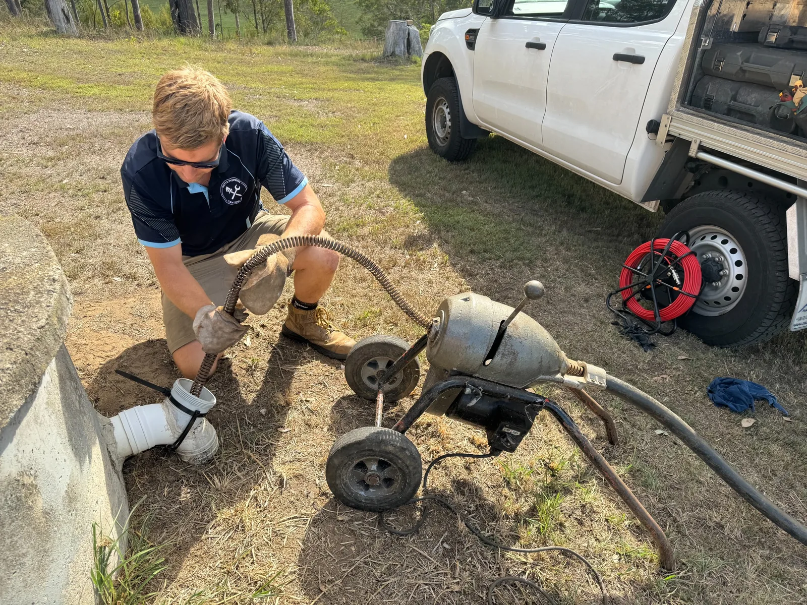 Blocked drain clearing